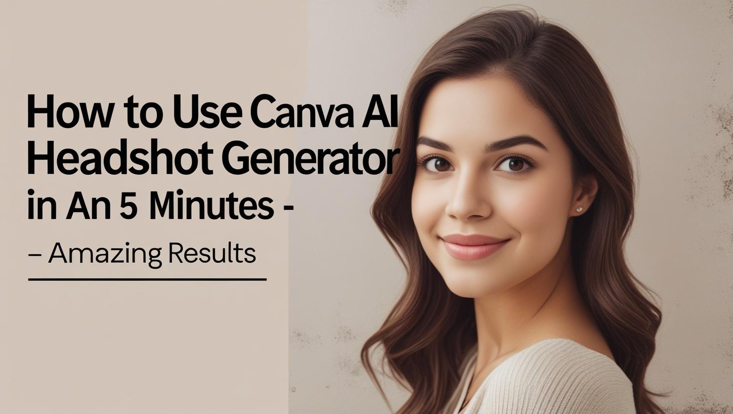 Canva AI Headshot Generator
