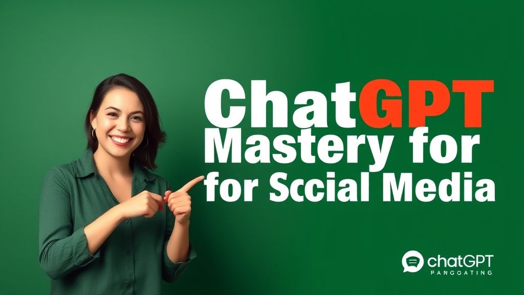 ChatGPT Mastery for Social Media ChatGPT Mastery for Social Media