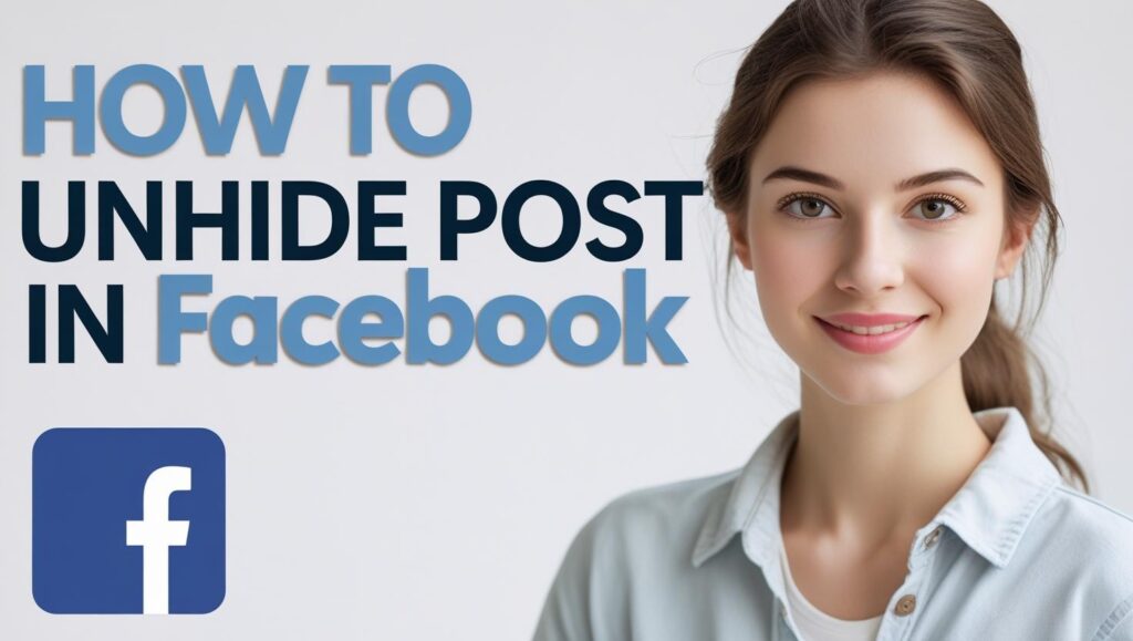 How to Unhide Post in Facebook How to Unhide Post in Facebook